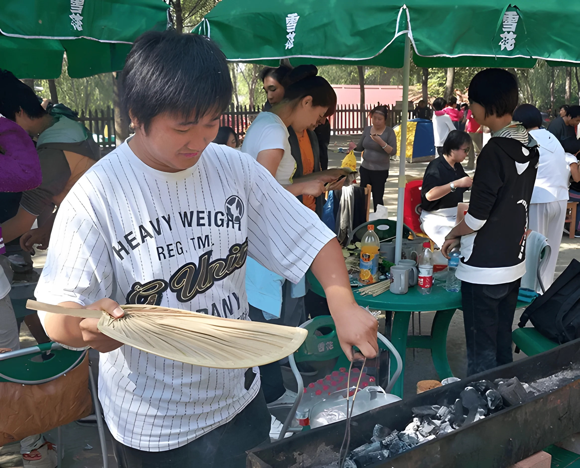日语培训学习谷线下学员BBQ